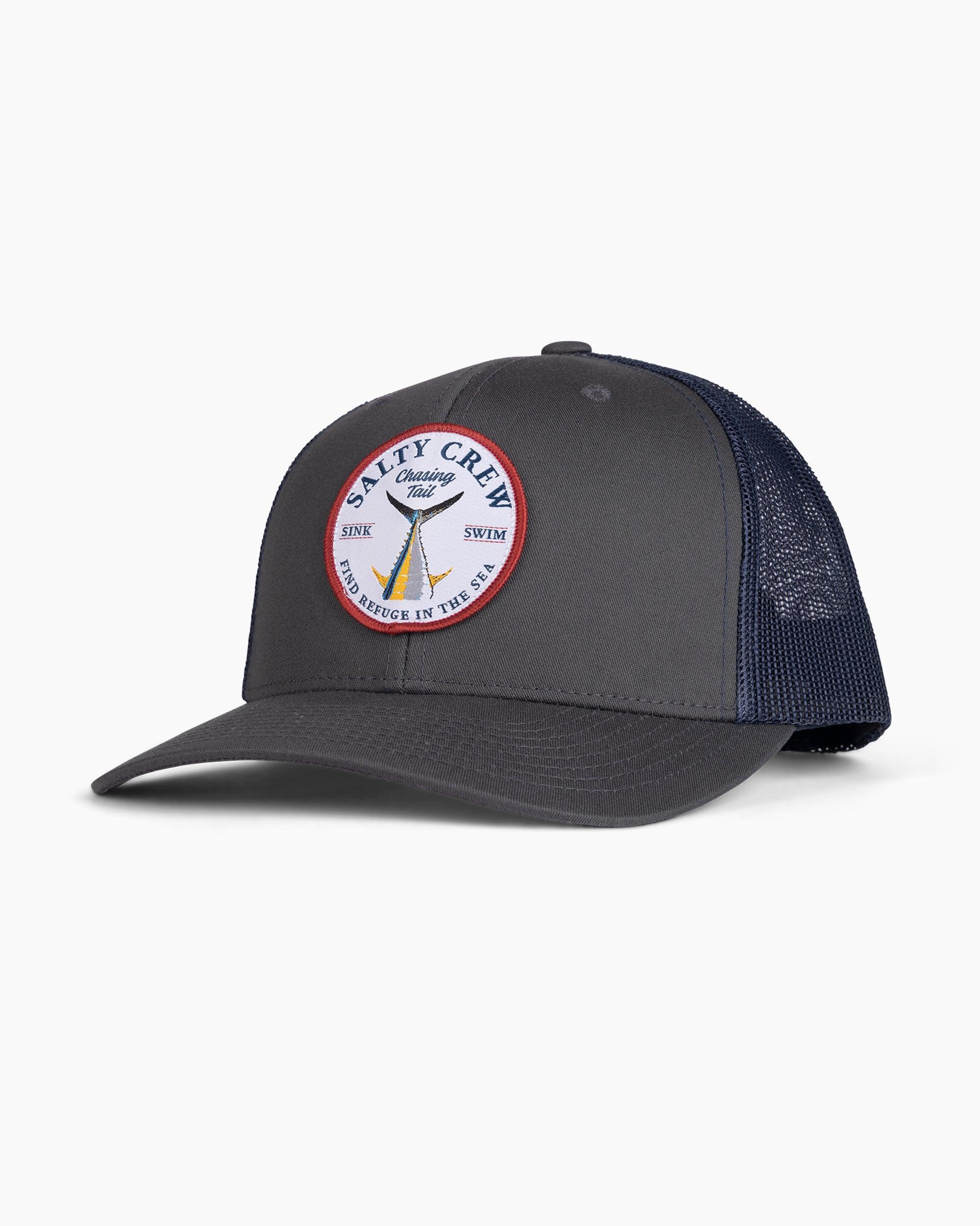 Bottom Dweller Retro Trucker Hat - Charcoal/Navy Male Product Image