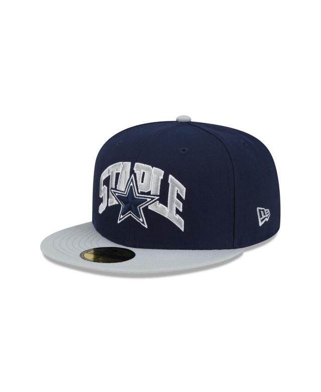 Mens New Era X Staple Navy Dallas Cowboys Pigeon 59Fifty Fitted Hat - Navy Product Image