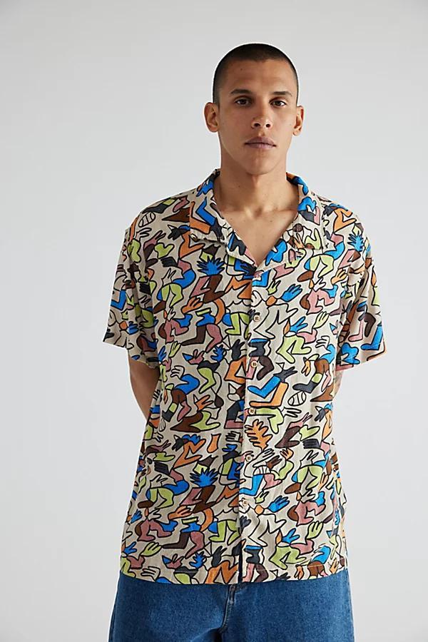 The Critical Slide Society Gus Goes West Short Sleeve Shirt Top Mens at Urban Outfitters Product Image