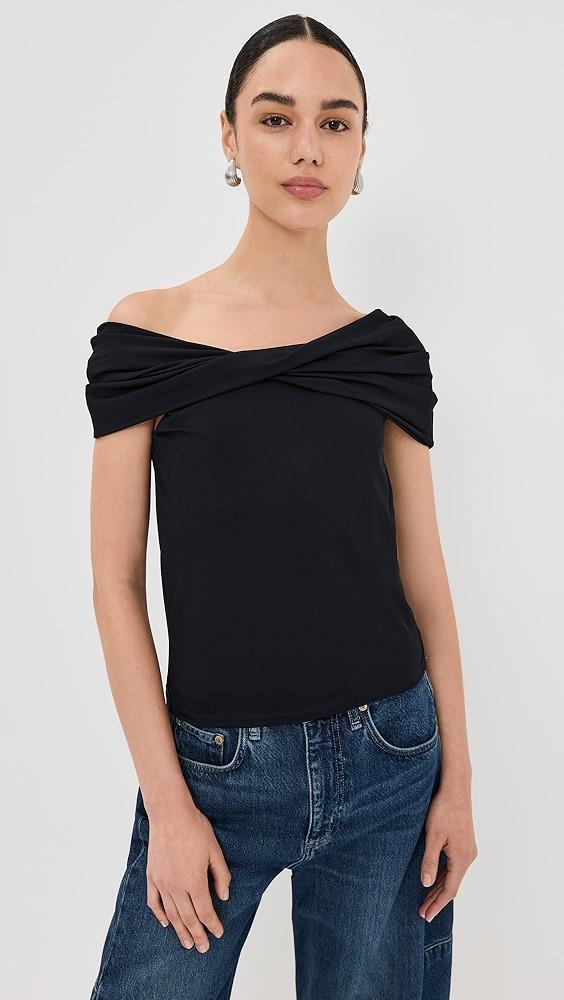 Róhe Asymmetrical Off Shoulder Top | Shopbop Product Image