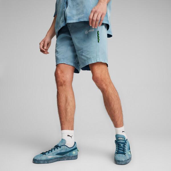 PUMA Mercedes-AMG Petronas F1Â® Team Crews Go Summer Men's Shorts Product Image