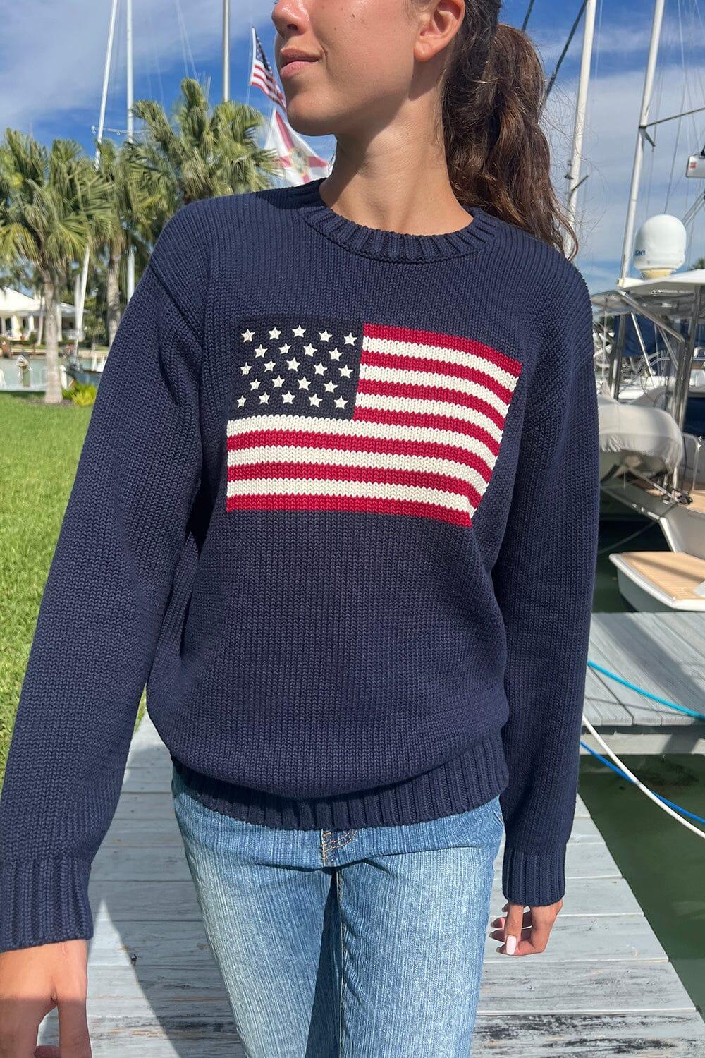 Nico American Flag Sweater Product Image