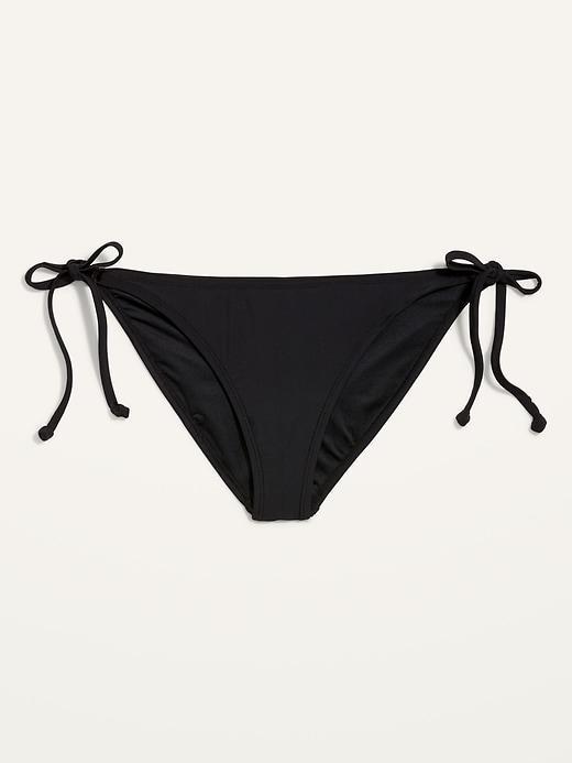 Low-Rise String Bikini Swim Bottoms Product Image