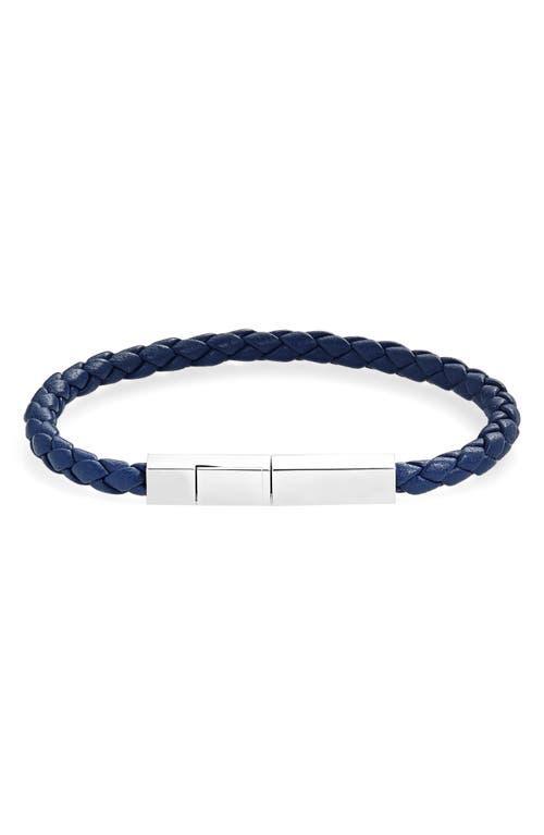 Bottega Veneta Mens Braided Leather Bracelet Product Image