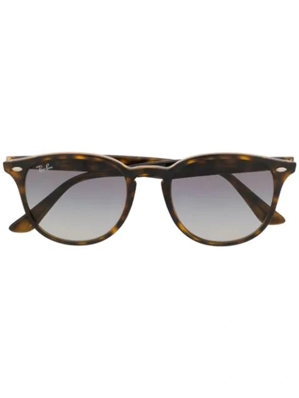 RAY BAN Square Frame Sunglasses In Brown Product Image