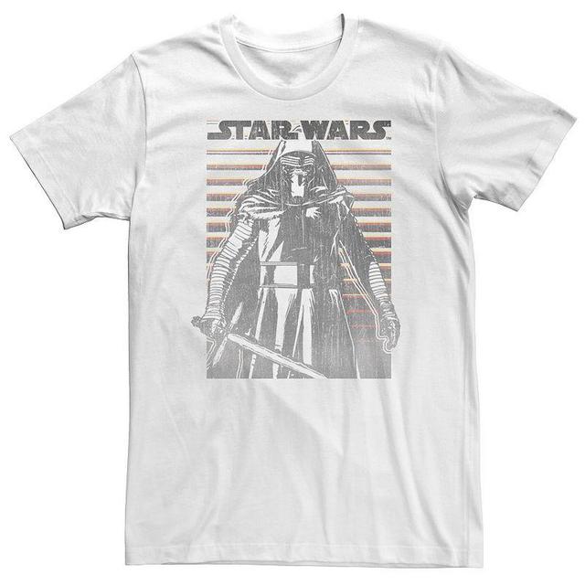 Big & Tall Star Wars Distressed One Tee, Mens White Product Image