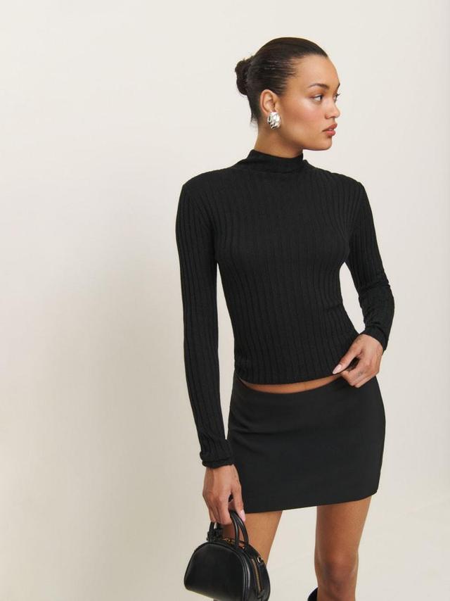 Cori Ribbed Turtleneck Sweater Product Image