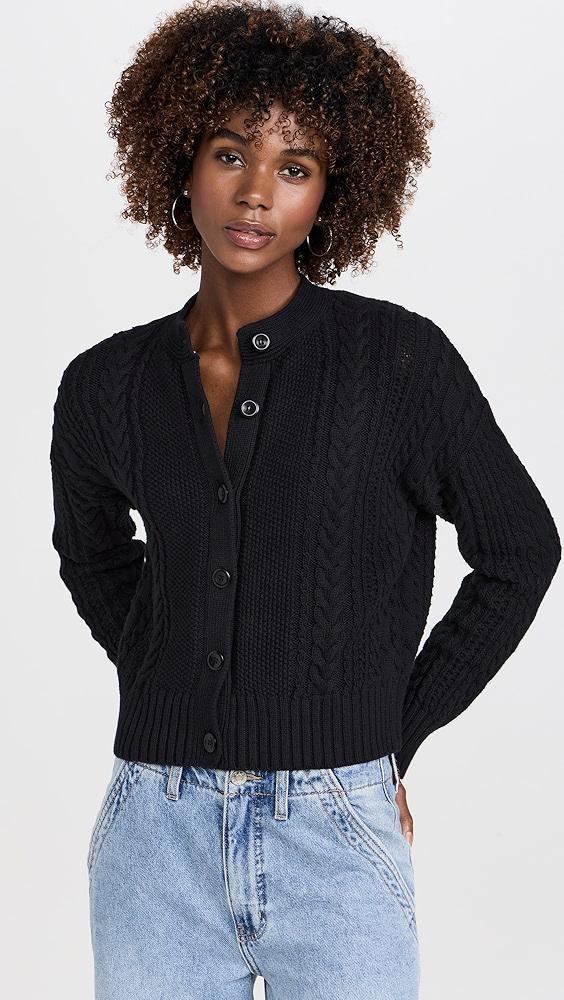 Alex Mill Cable Knit Nico Chunky Cardigan | Shopbop Product Image