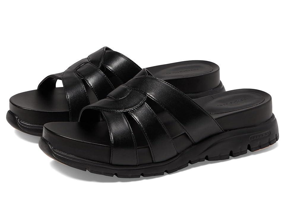 Cole Haan Zerogrand Slotted Slide Black) Women's Shoes Product Image