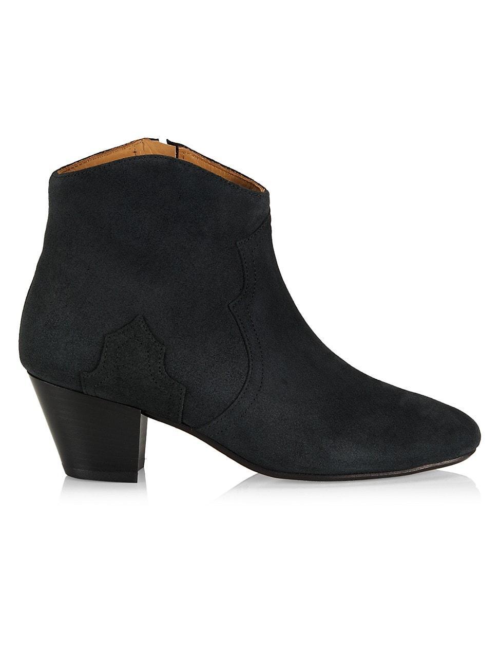 Womens Dicker 55MM Suede Ankle Boots Product Image