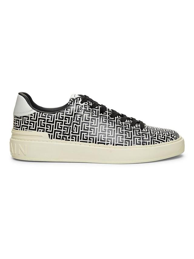 Mens B-Court Leather Low-Top Sneakers Product Image