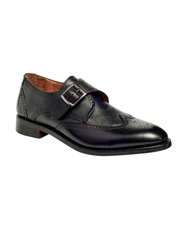 Anthony Veer Mens Roosevelt Iii Single Monkstrap Wingtip Goodyear Dress Shoes Product Image