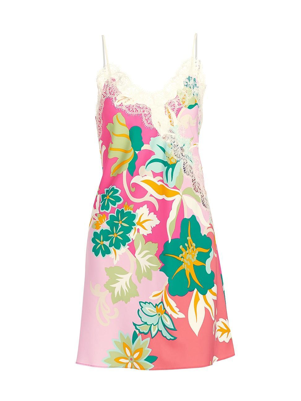 Natori Marabella Floral Satin Chemise Product Image