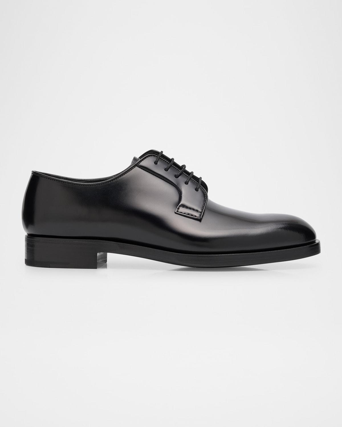 Mens Brushed Leather Derby Shoes product image