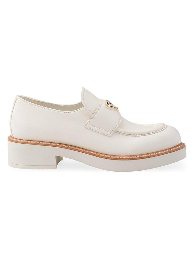 Womens Leather Loafers Product Image