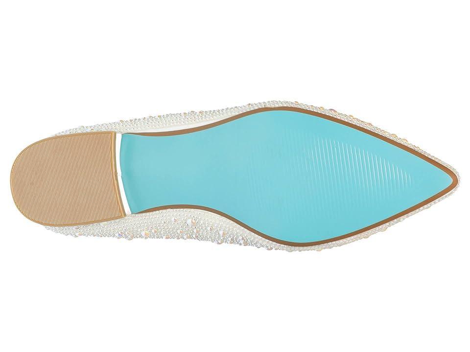 Betsey Johnson Crystal Pav Pointed Toe Flat Product Image