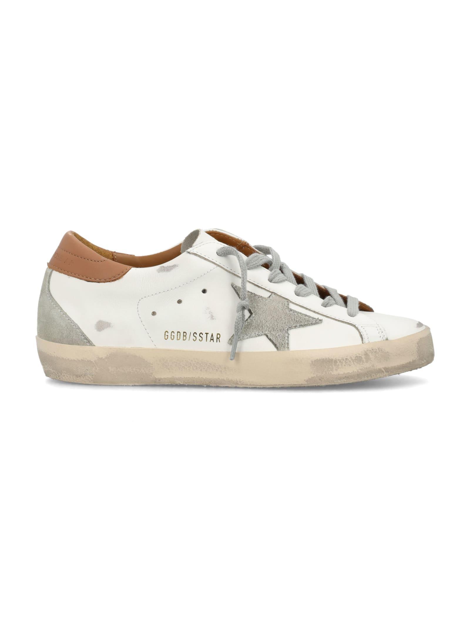 Super-star Woman Sneakers In White Light Brown Product Image