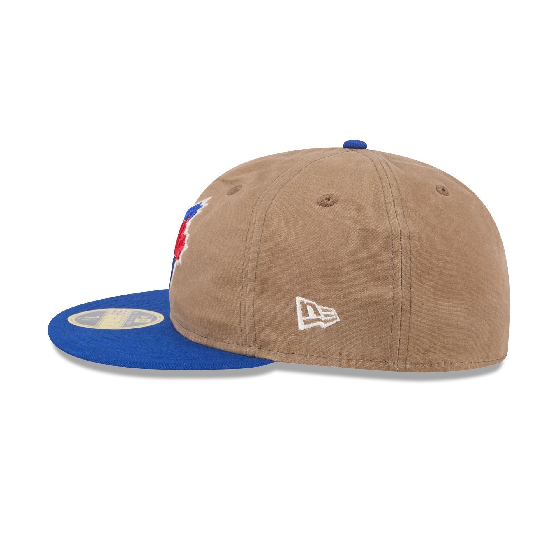 Texas Rangers Wax Canvas Retro Crown 59FIFTY Fitted Hat Male Product Image