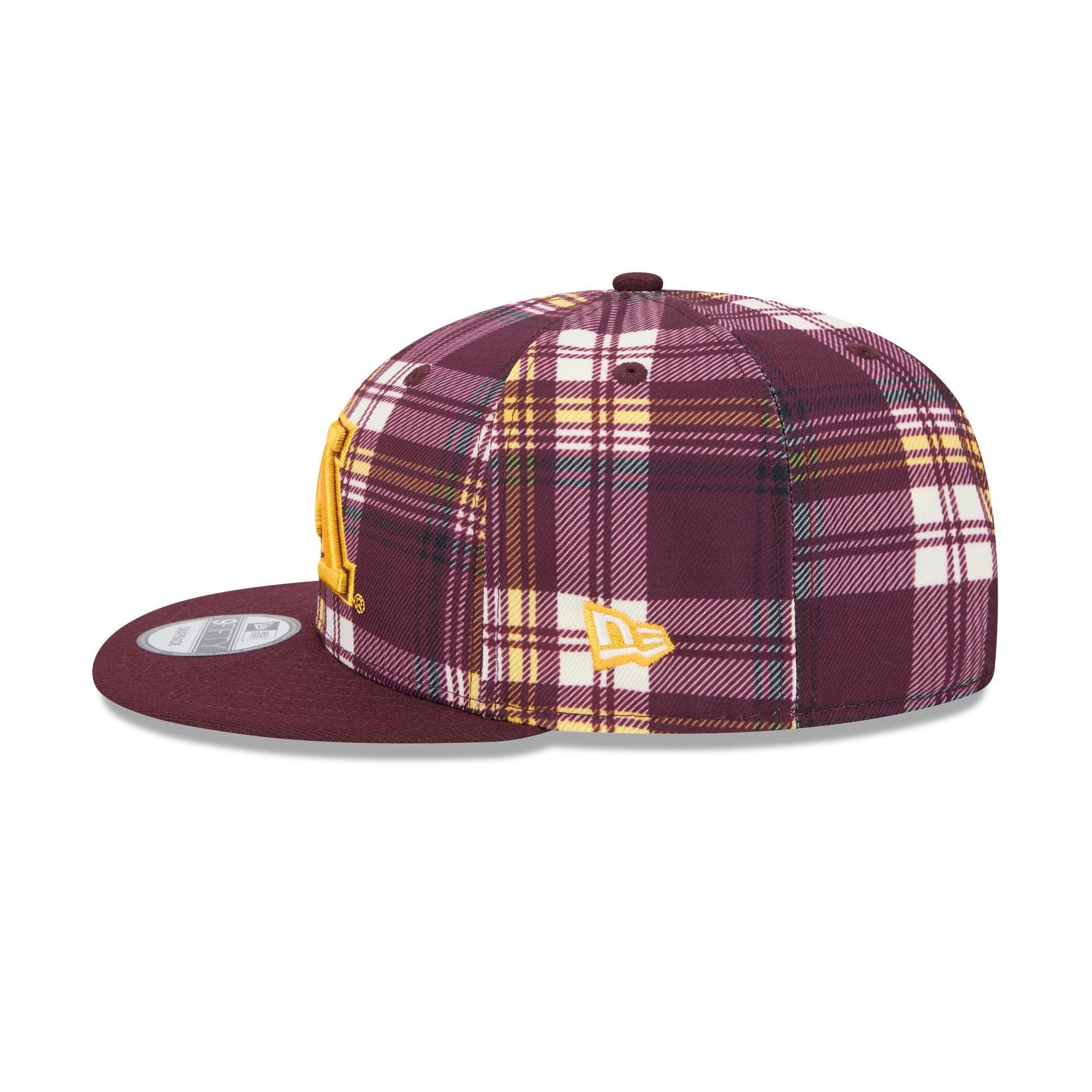 Minnesota Gophers Plaid 9FIFTY Snapback Hat Male Product Image