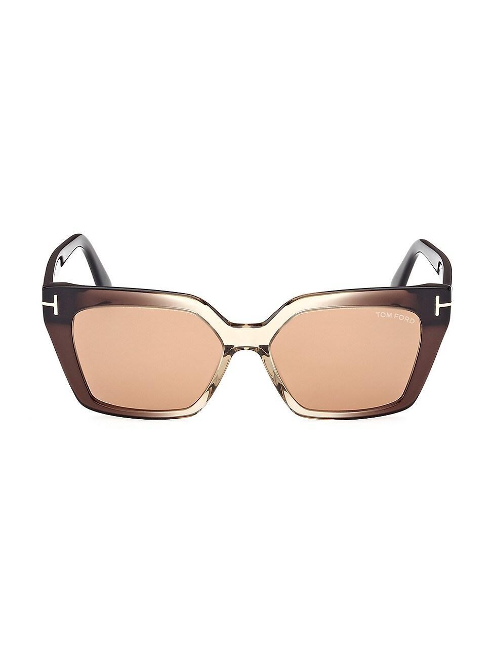 TOM FORD Winona 53mm Gradient Polarized Cat Eye Sunglasses Product Image