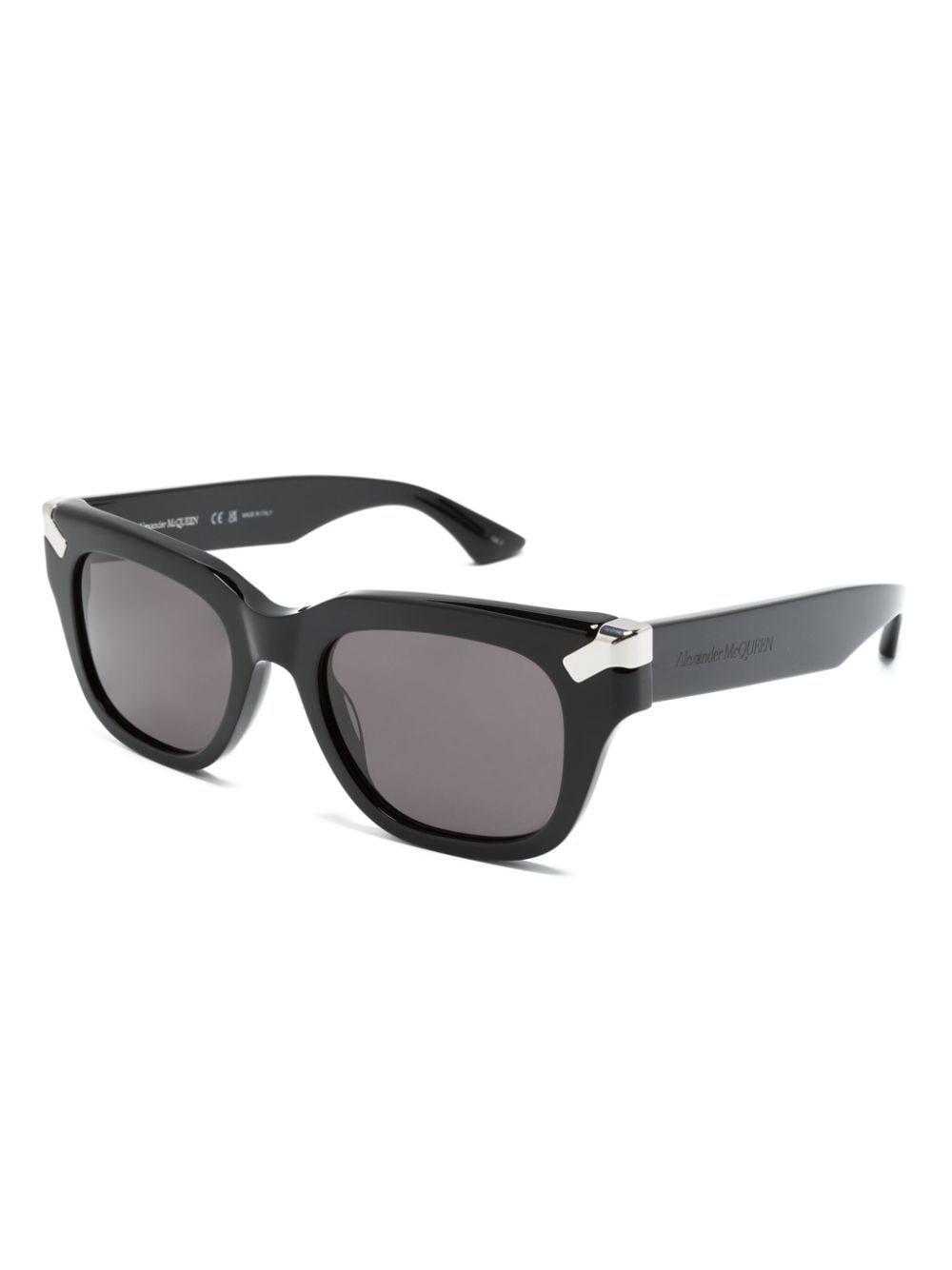 Logo-engraved Cat-eye Sunglasses In Black Product Image