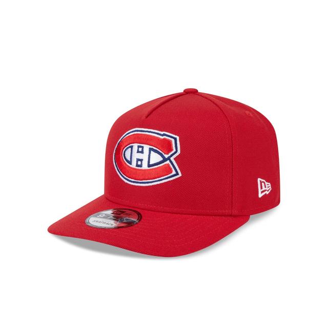 Montreal Canadiens Team 9FIFTY A-Frame Snapback Hat Male Product Image