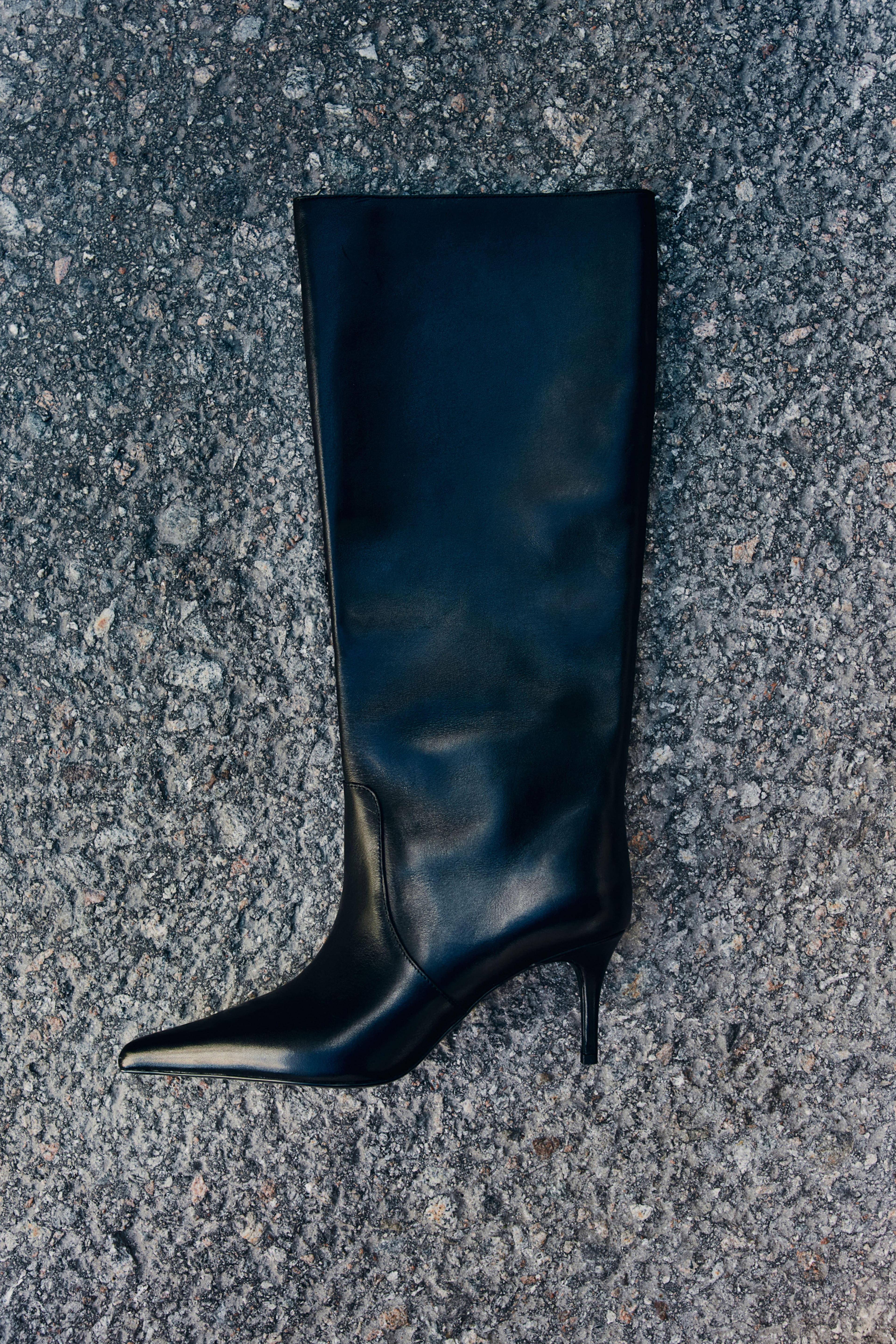 Knee-High Leather Boots product image