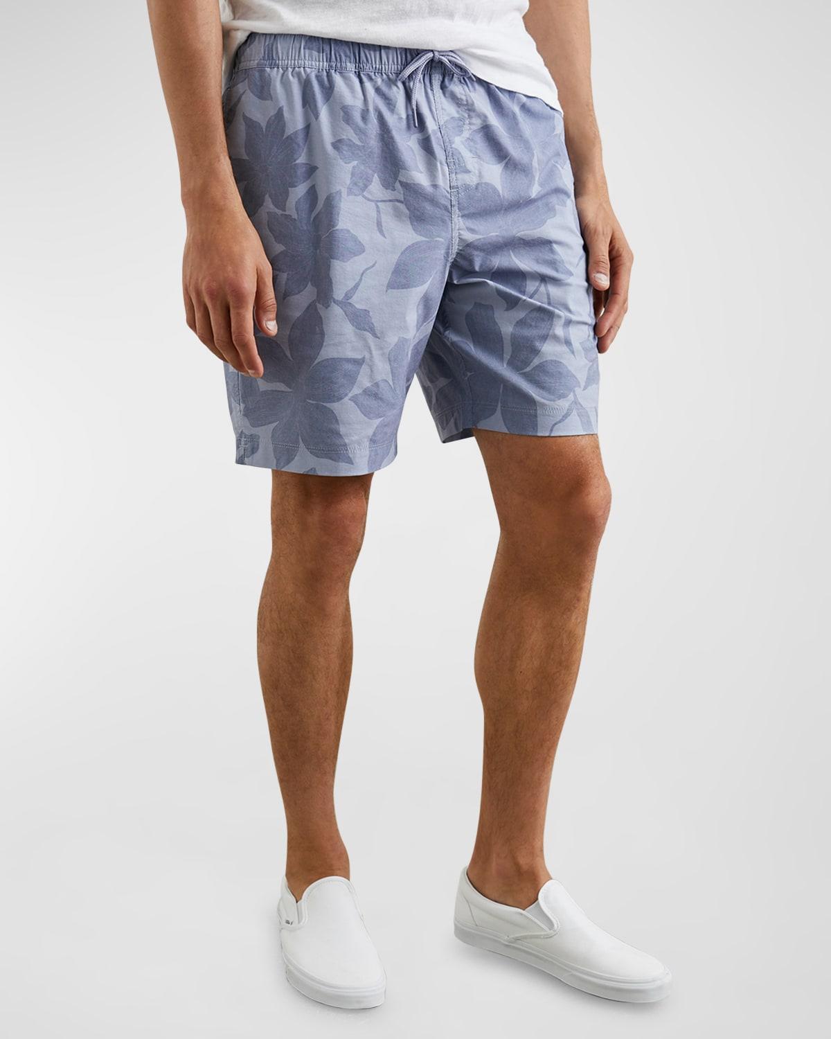 Mens Kian Shadow Palms Wide-Leg Swim Shorts Product Image