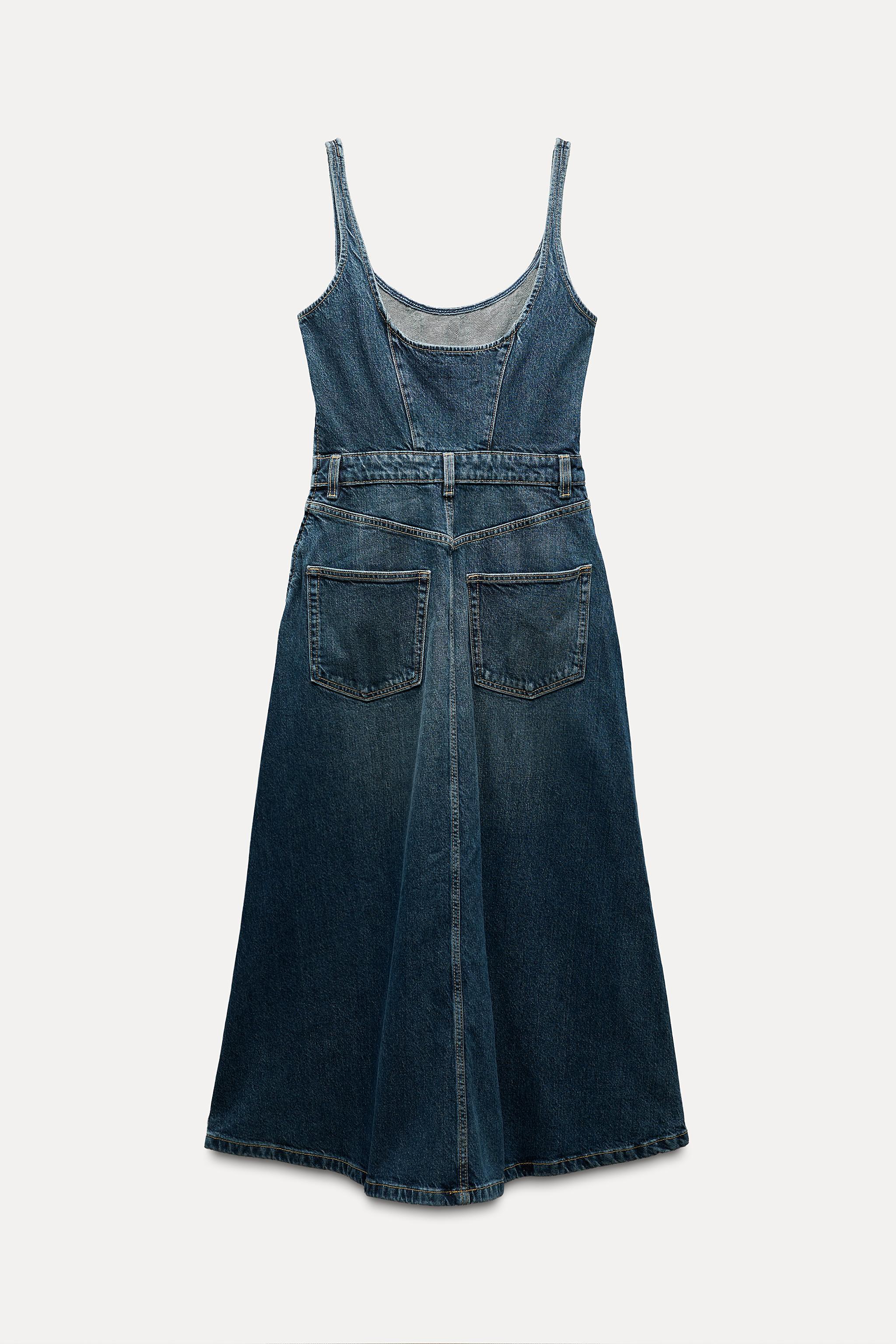 DENIM TRF DRESS Product Image