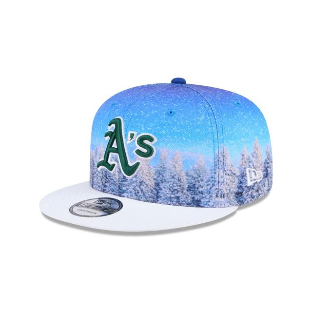 Oakland Athletics Winter Photoreal 9FIFTY Snapback Hat Male Product Image