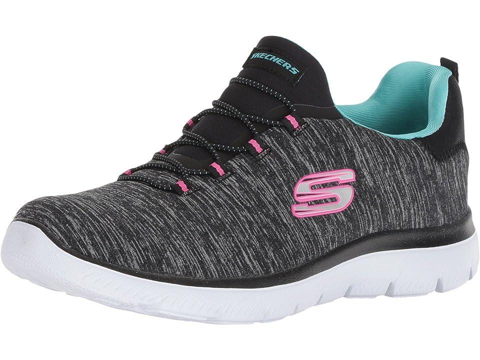 SKECHERS Summit - Quick Getaway Light Blue) Women's Shoes Product Image