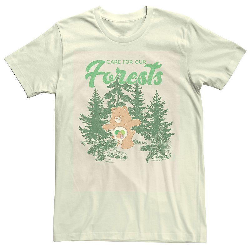 Mens Care Bears Forest Friend Bear Care For Our Forests Graphic Tee Product Image