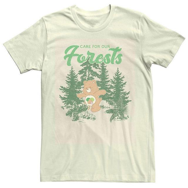 Mens Care Bears Forest Friend Bear Care For Our Forests Graphic Tee Product Image