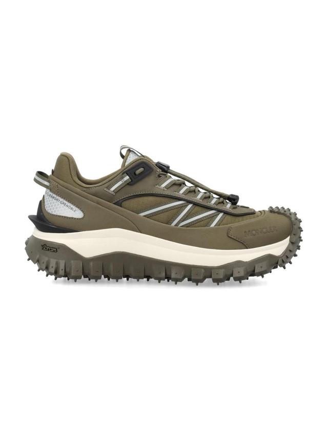 MONCLER Olive Trailgrip Sneakers Product Image