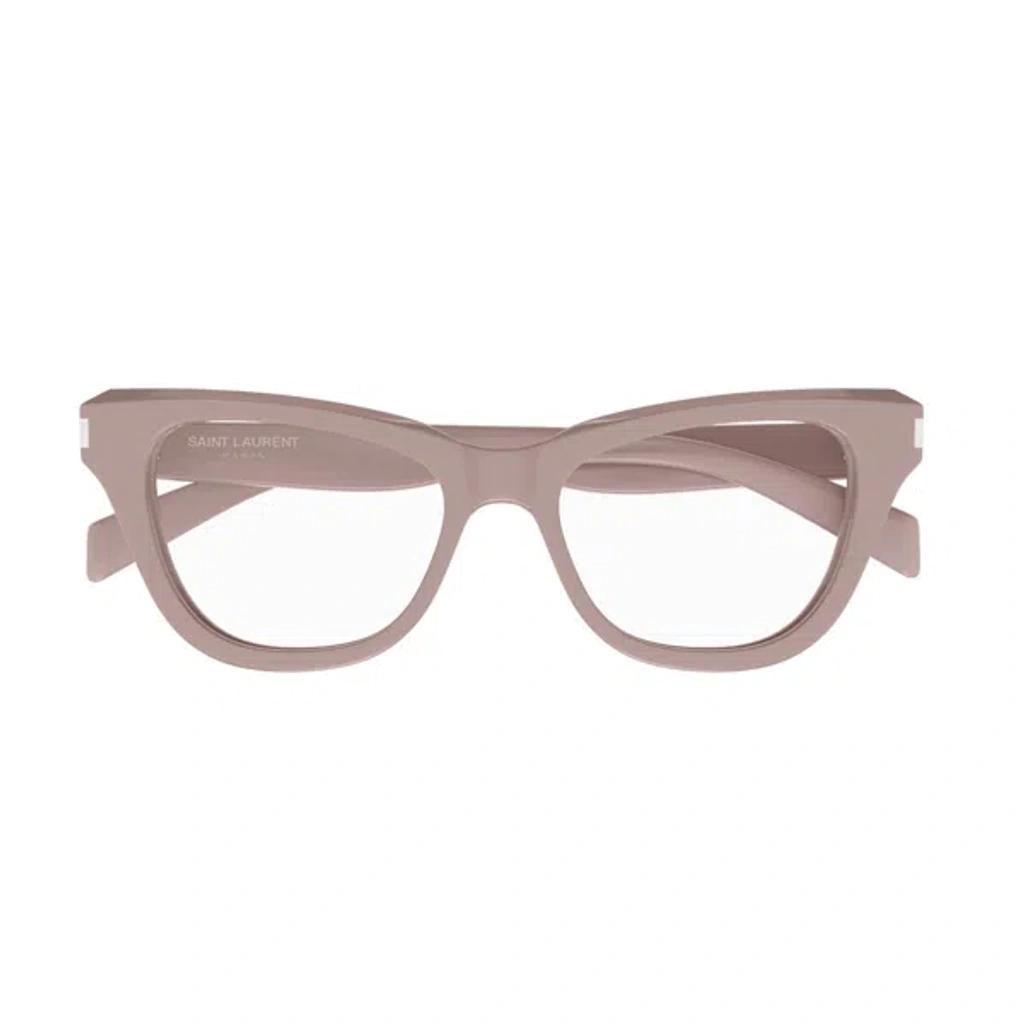 SAINT LAURENT Sl 472 Line New Wave 006 Pink Glasses In Rosa Product Image