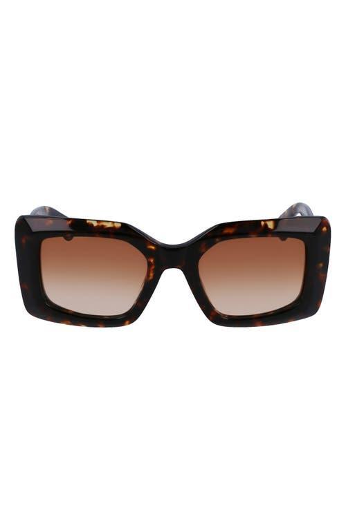 Lanvin 50mm Gradient Square Sunglasses Product Image