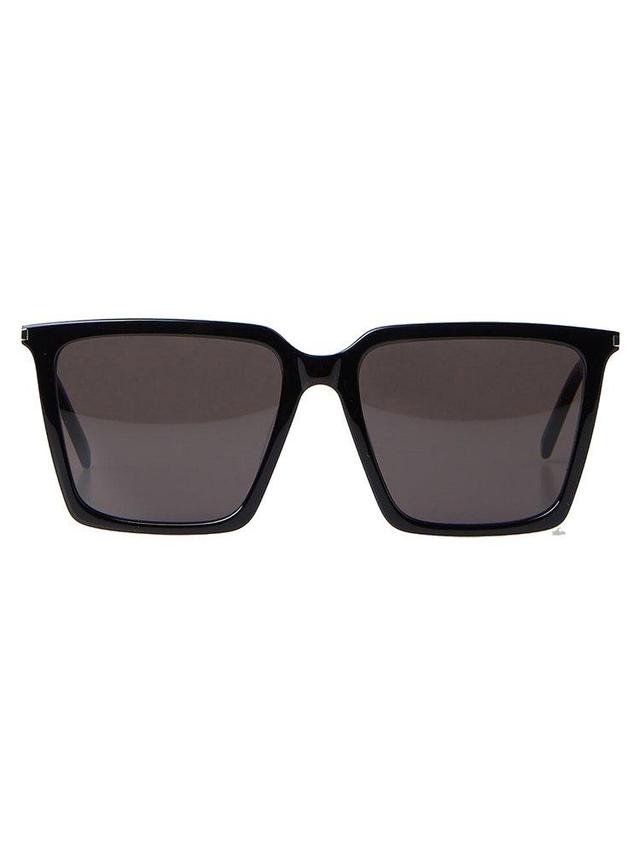 Eyewear Square Frame Sunglasses In Black Product Image