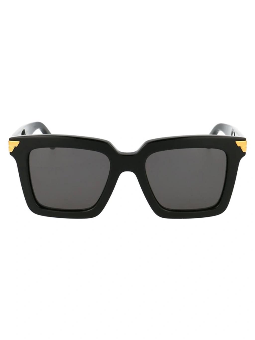 Bv1005s Square-framed Acetate Sunglasses In Black Product Image