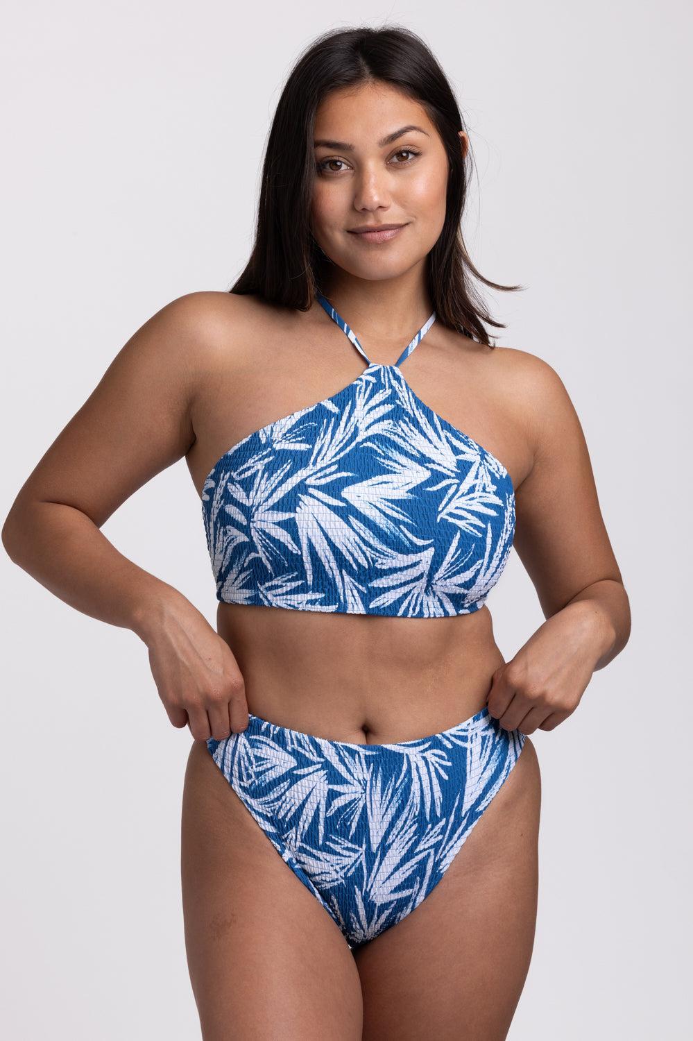 Hazel Smocked Bikini Bottom - Retrobana Female Product Image