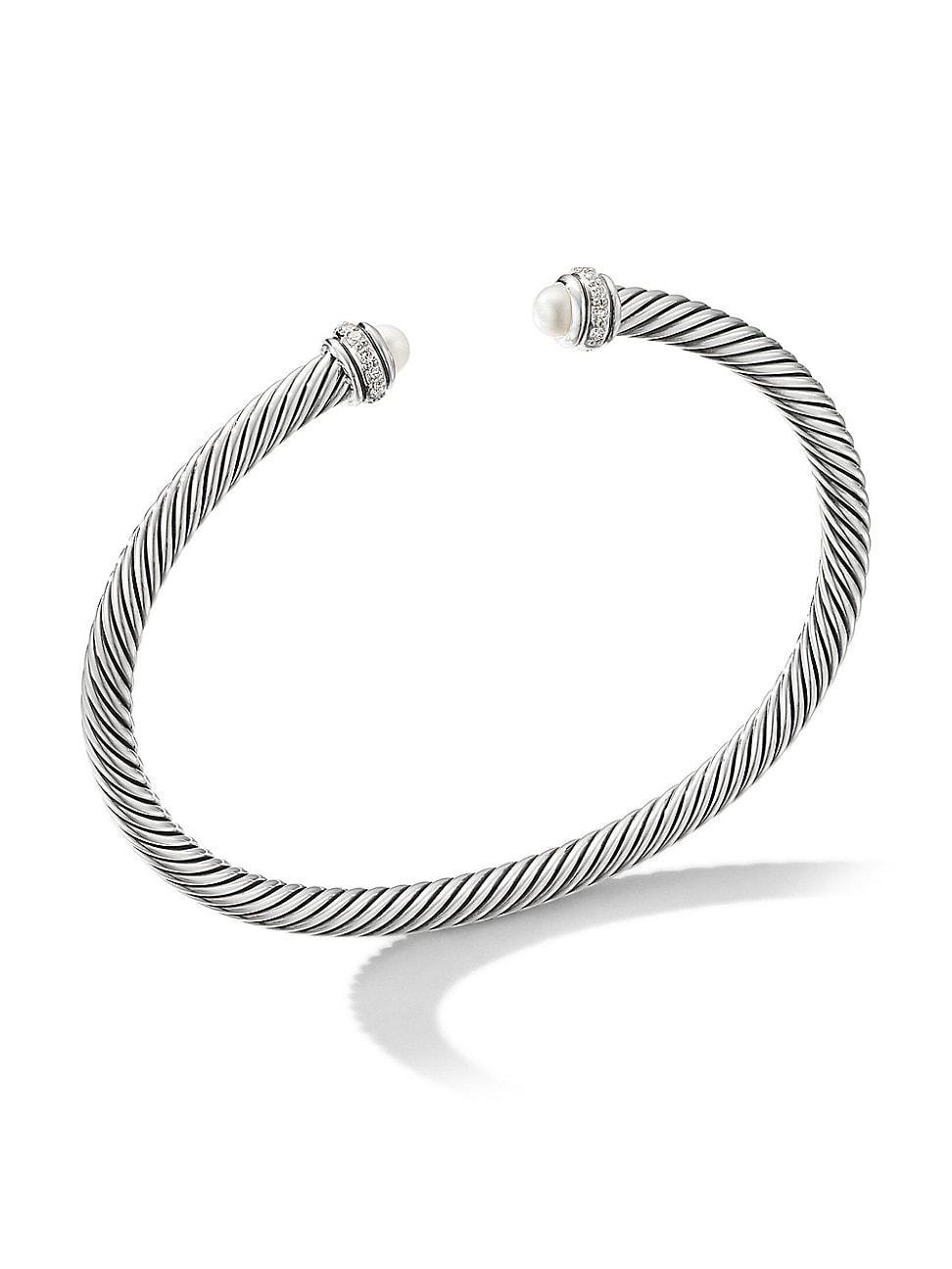 Womens Cable Classics Bracelet in Sterling Silver Product Image