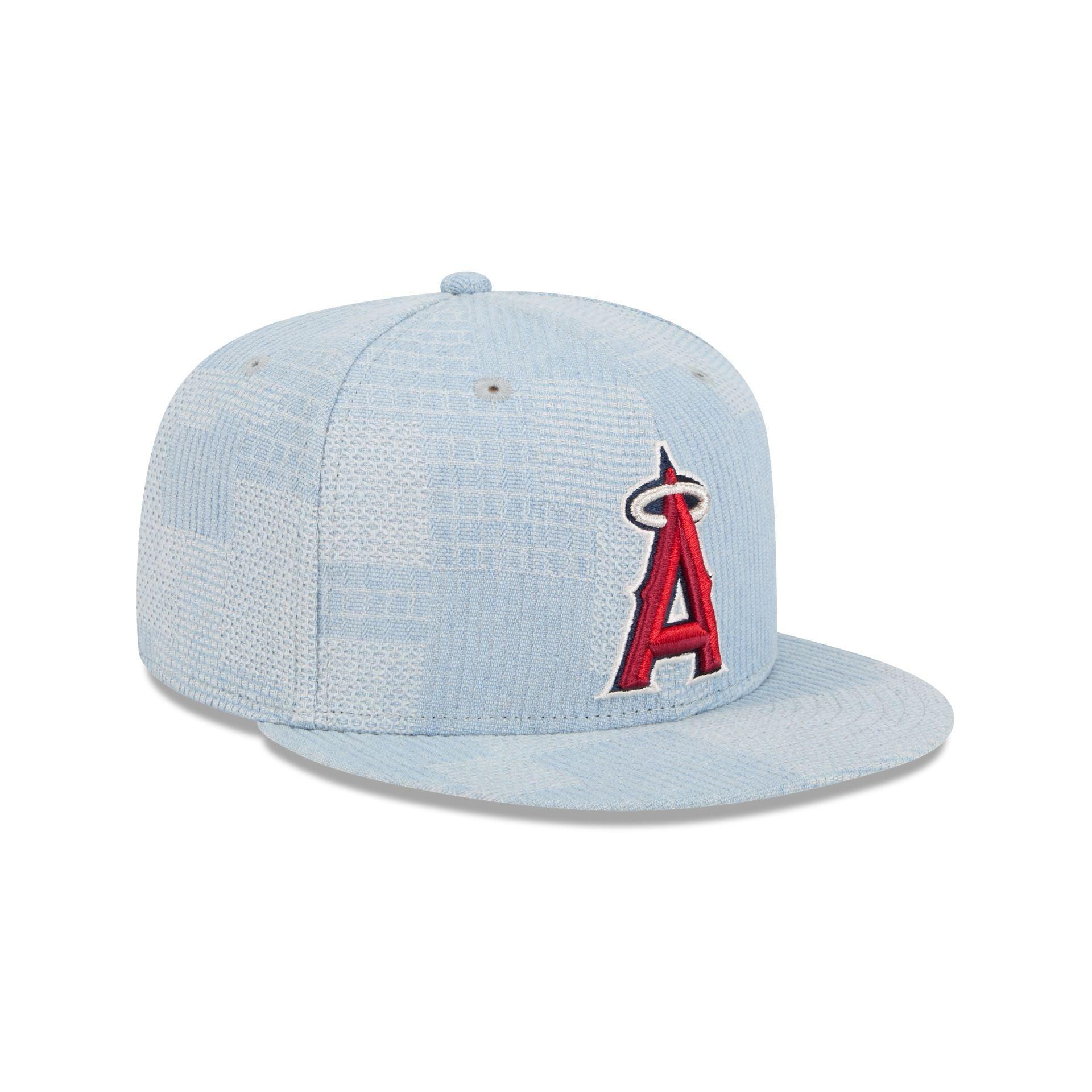 Los Angeles Angels Denim Patchwork 9FIFTY Snapback Hat Male Product Image