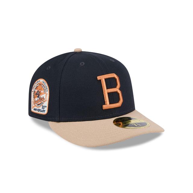 Baltimore Orioles Blue Ivory Low Profile 59FIFTY Fitted Hat Male Product Image