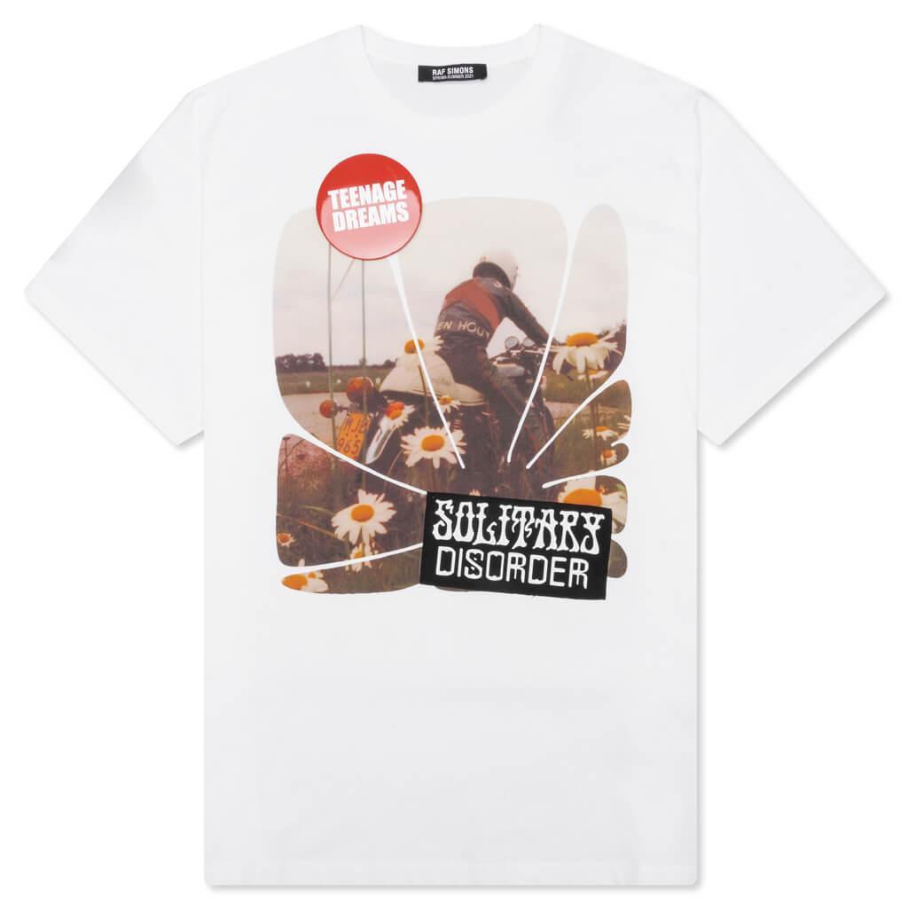 Solitary Disorder Big Fit T-Shirt - White Male Product Image