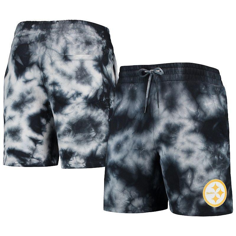 Mens New Era Pittsburgh Steelers Tie-Dye Shorts Product Image