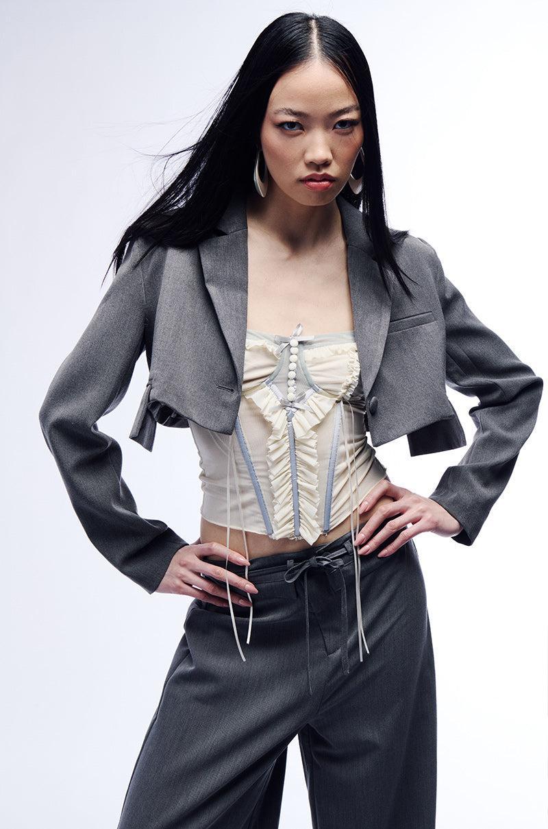 SUCH A CLASSIC CROP BLAZER Product Image