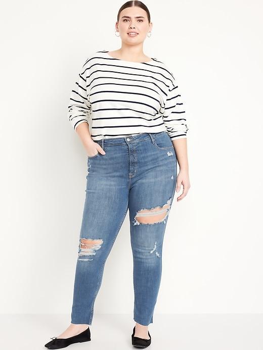 Extra High-Waisted Rockstar 360° Stretch Super-Skinny Jeans Product Image