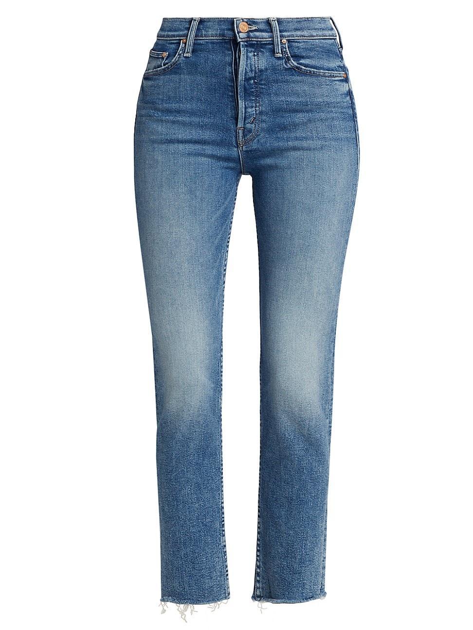 MOTHER The Tomcat Fray Ankle Jeans Product Image