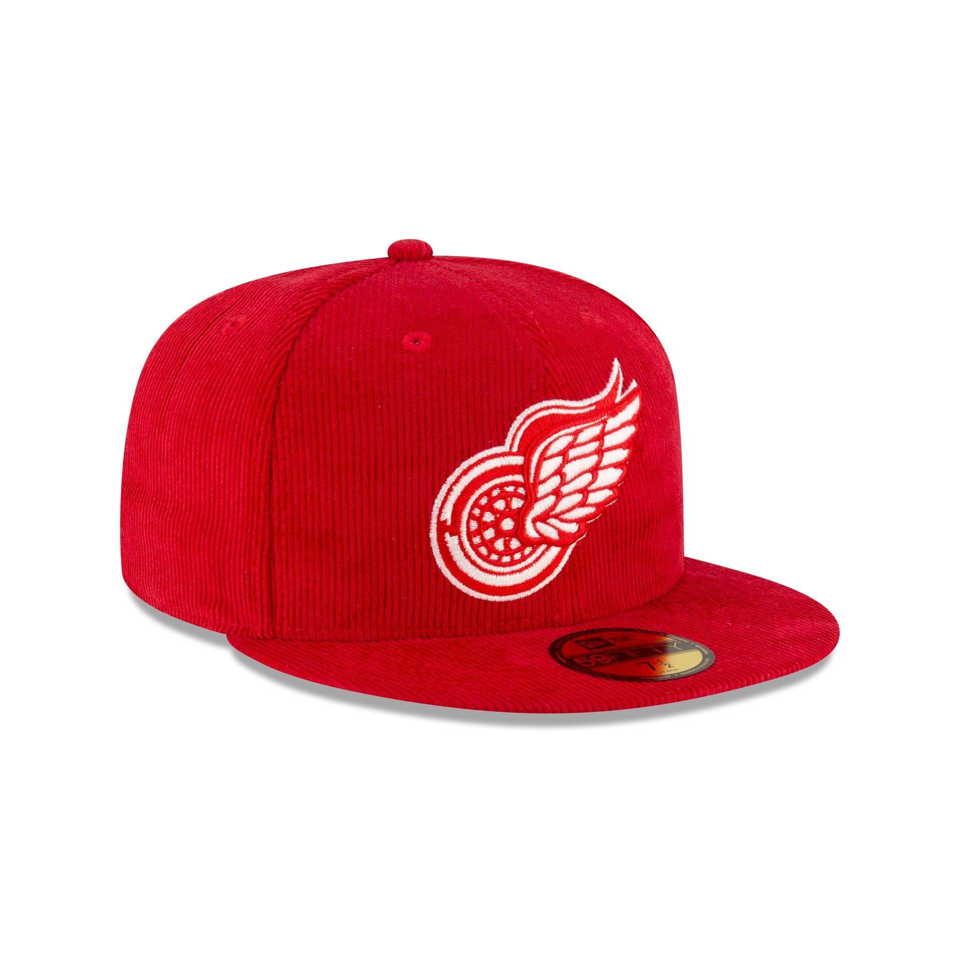 Just Caps Corduroy Detroit Red Wings Historic 59FIFTY Fitted Hat Male Product Image