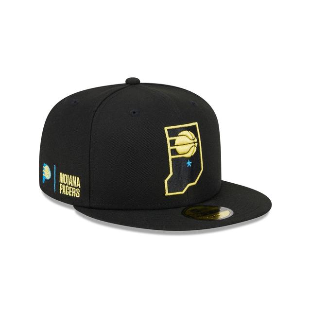 Indiana Pacers 2023 City Edition Alt 59FIFTY Fitted Hat Male Product Image