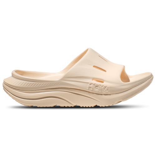 HOKA Womens Ora Recovery Slides 3 - Running Shoes Vanilla/Vanilla Product Image